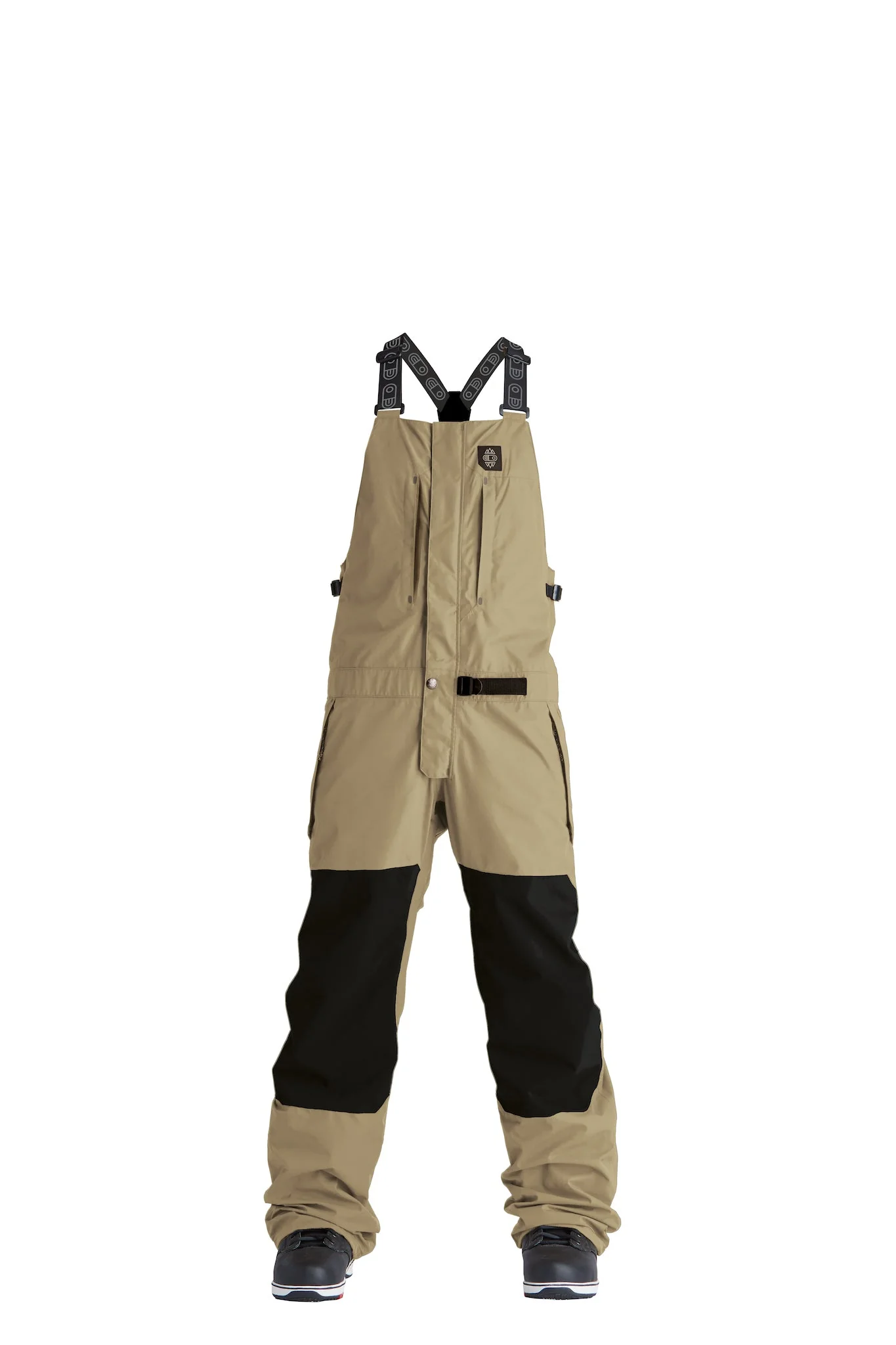 Airblaster Beast Bib snowboard pants tan M 847678202950